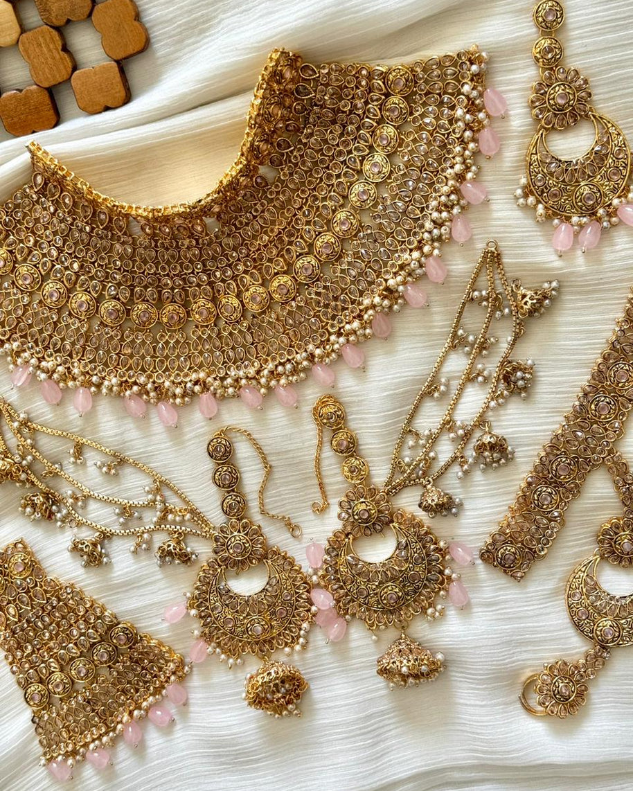 Handmade Zircon Bridal Sets Ring Bracelet