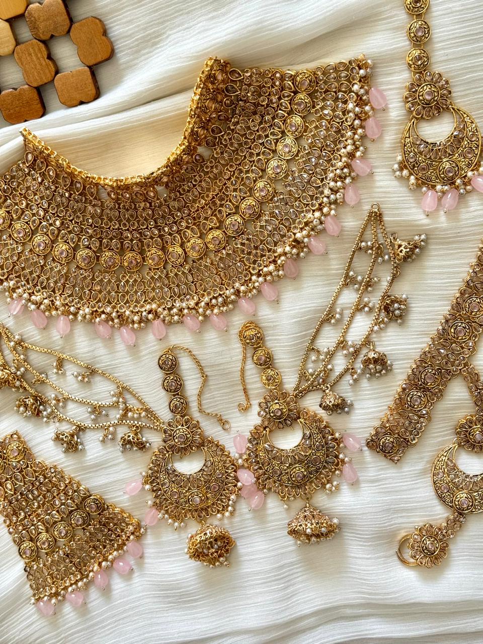 Handmade Zircon Bridal Sets Ring Bracelet