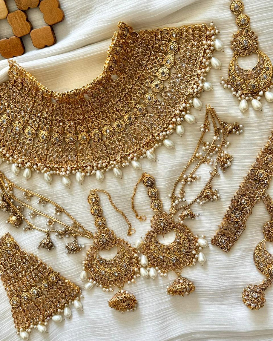 Handmade Zircon Bridal Sets Ring Bracelet