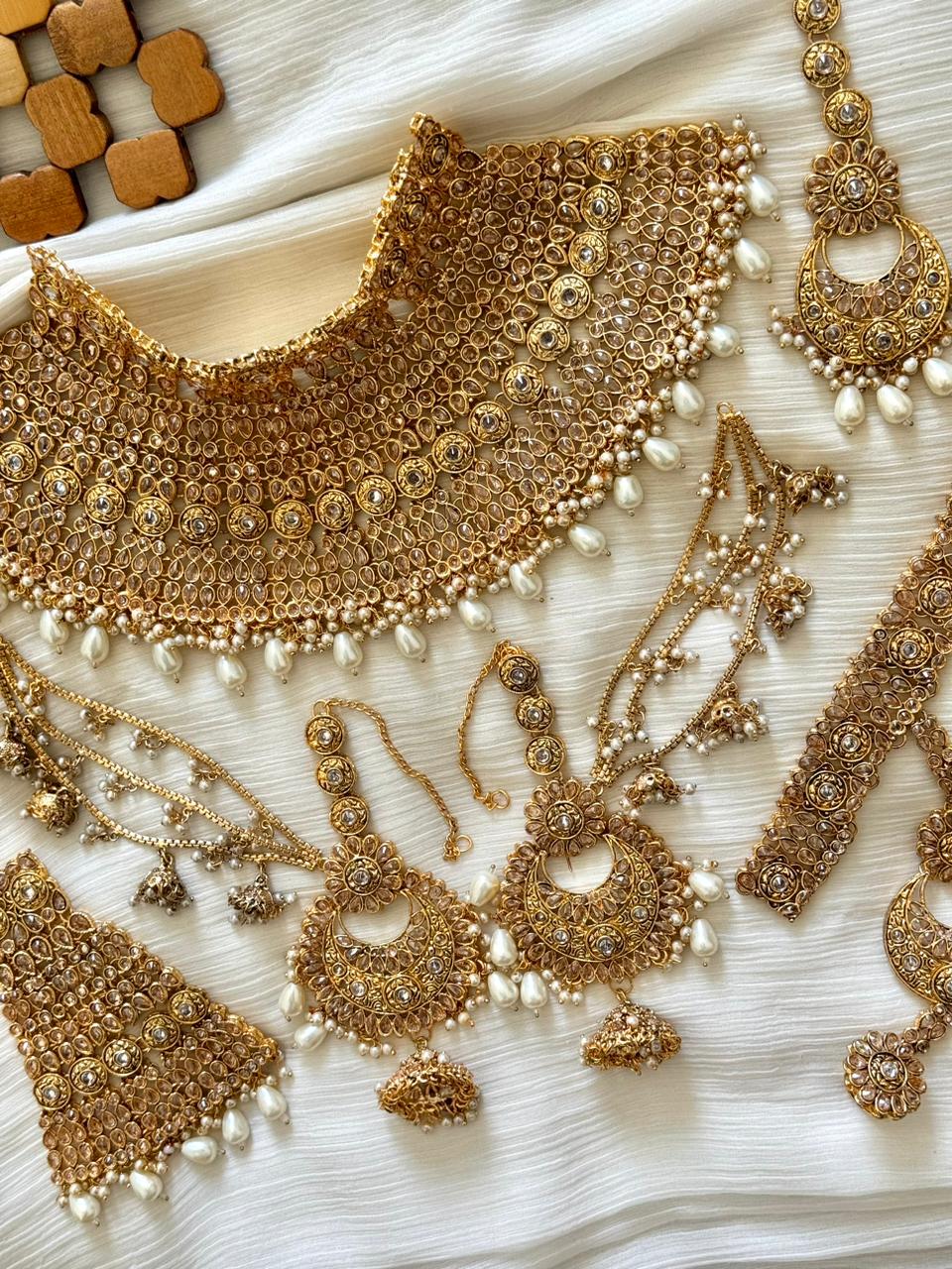 Handmade Zircon Bridal Sets Ring Bracelet