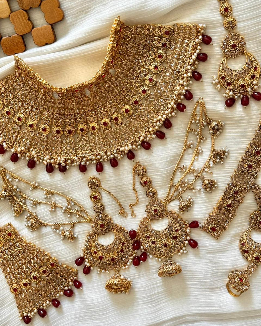 Handmade Zircon Bridal Sets Ring Bracelet