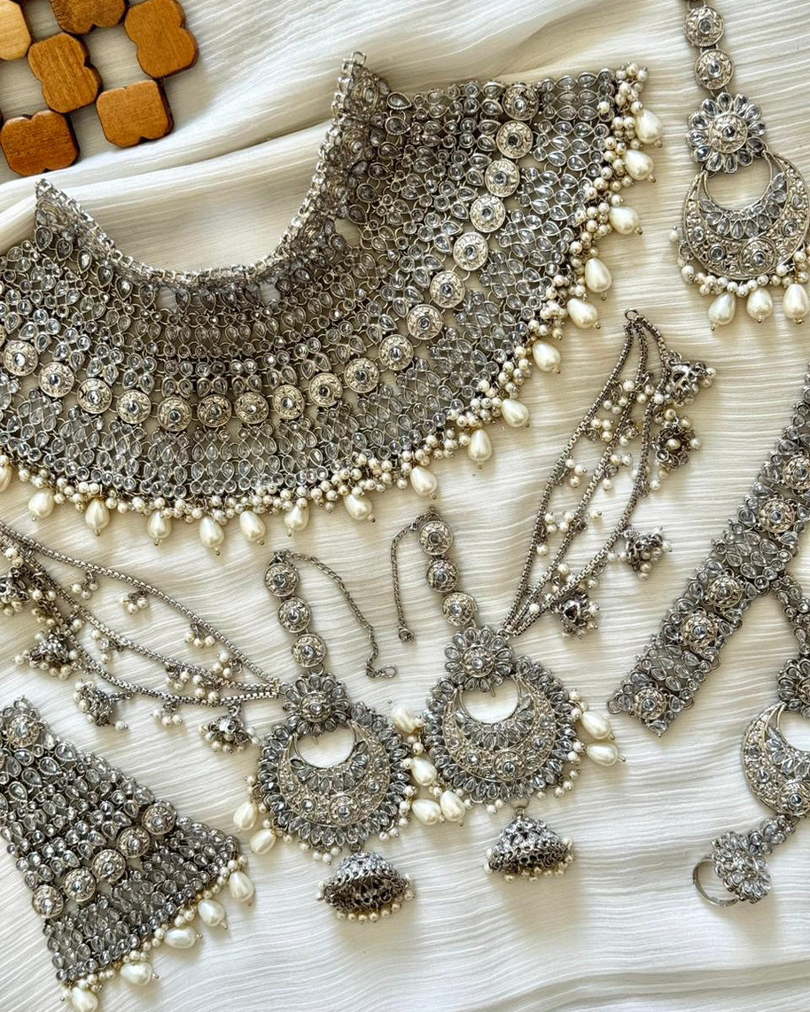 Handmade Zircon Bridal Sets Ring Bracelet