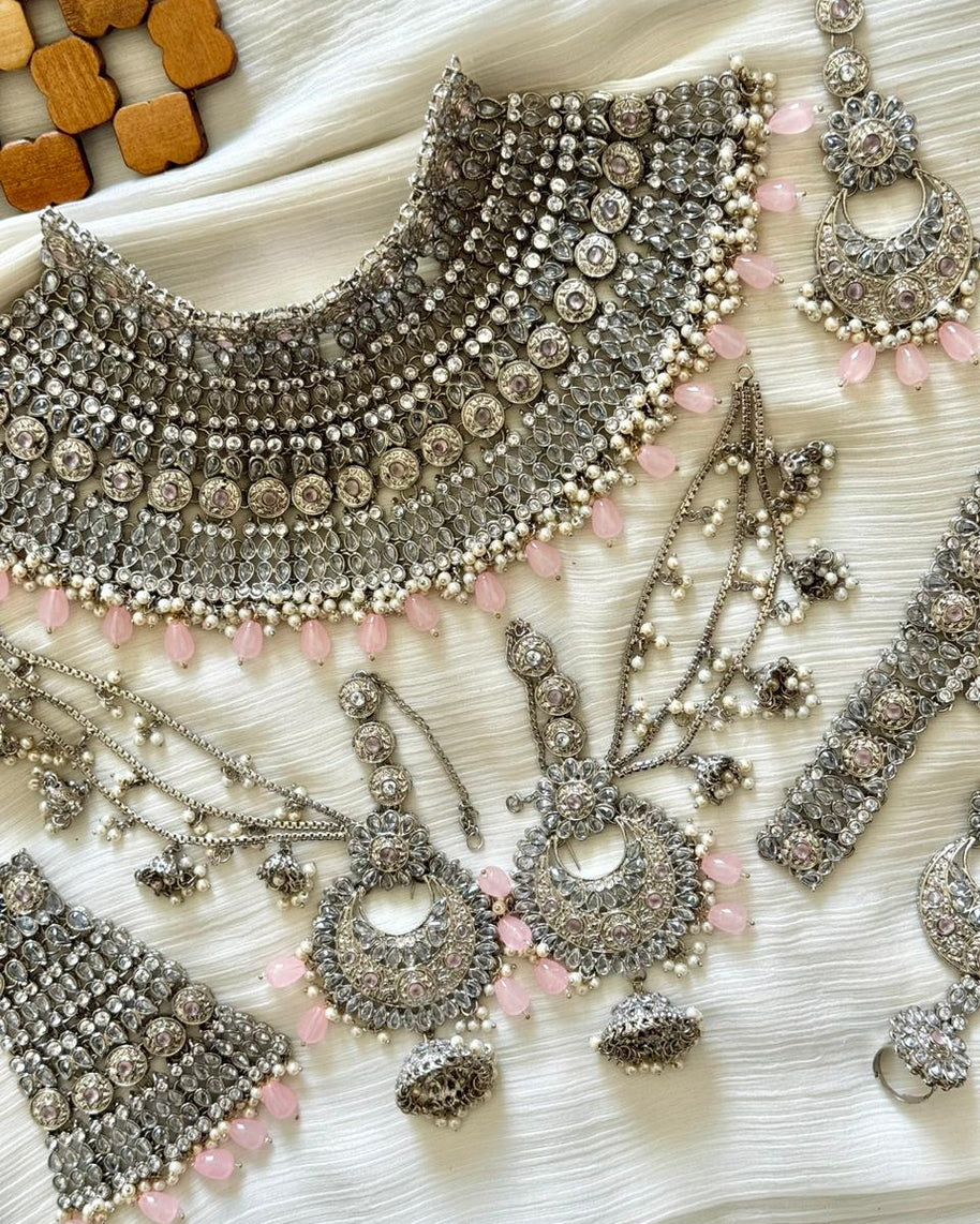 Handmade Zircon Bridal Sets Ring Bracelet