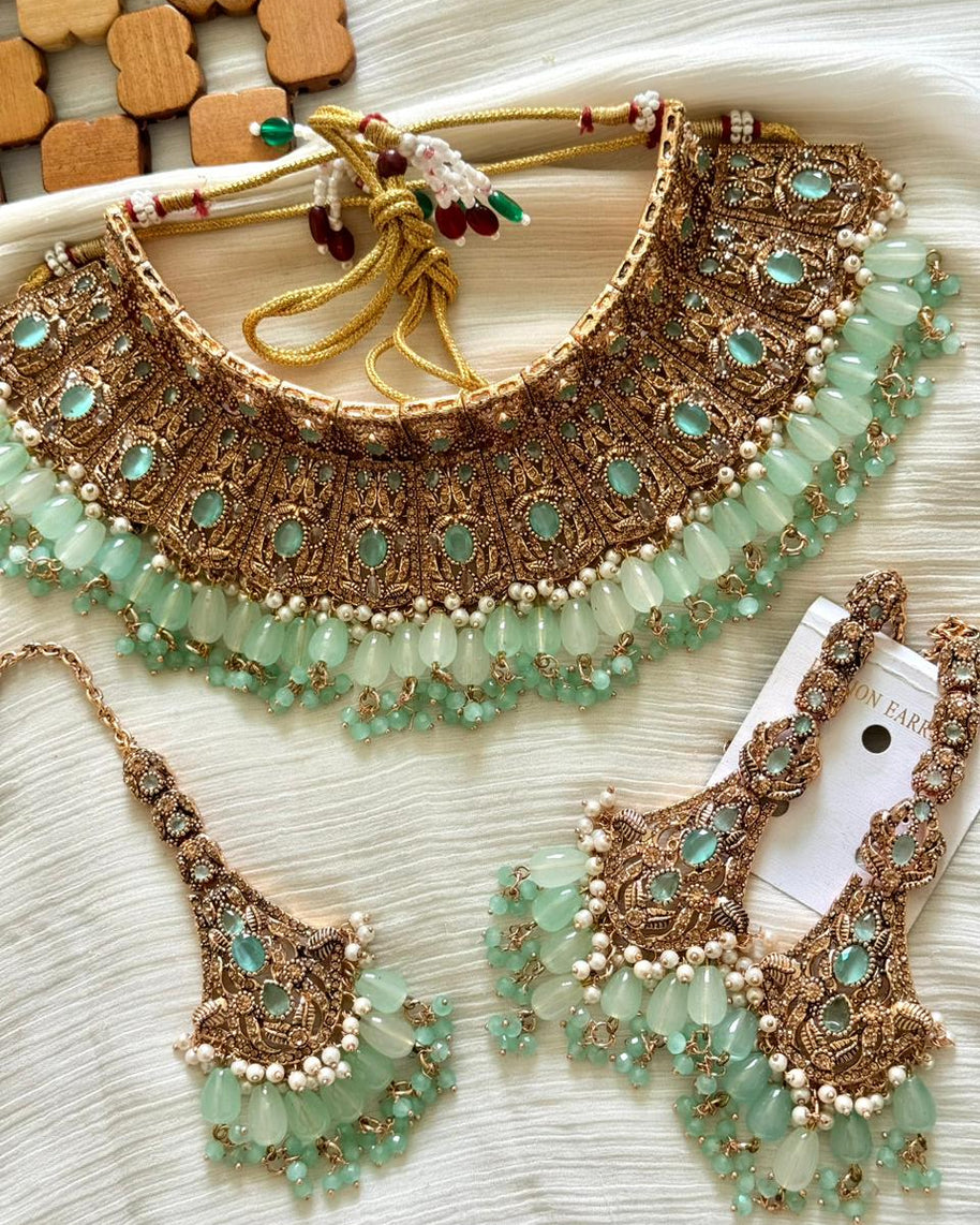 Rajwadi Style Heavy Bridal Set