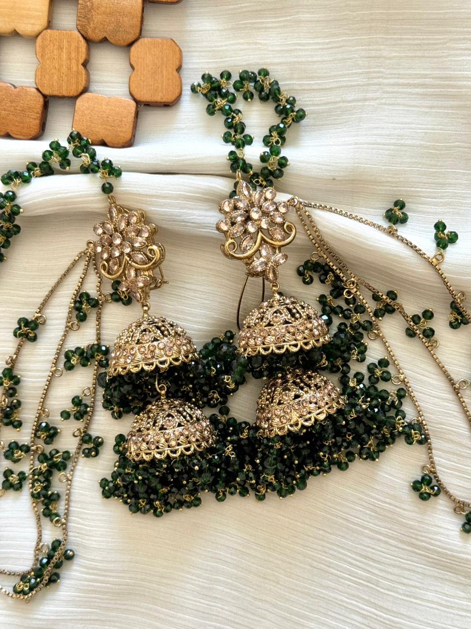 Beautiful Zirca Bahubali Jhumki